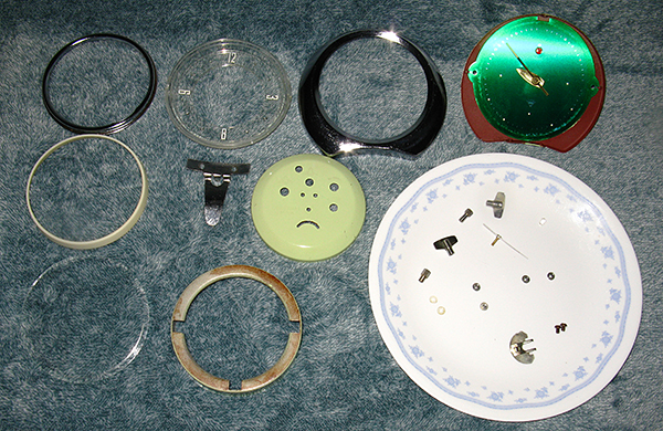 Diamond Green Face Disassembled